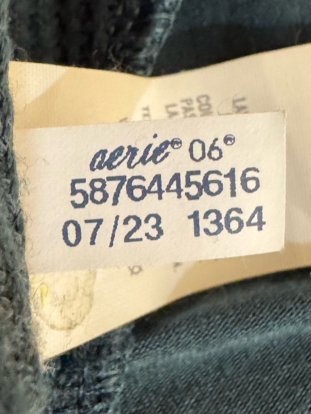 Aerie Traveler Waffle Cargo Joggers Women’s Large Forest Green Cozy Lounge Pants - Picture 13 of 13